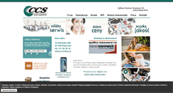 Desktop Screenshot of ccsonline.pl
